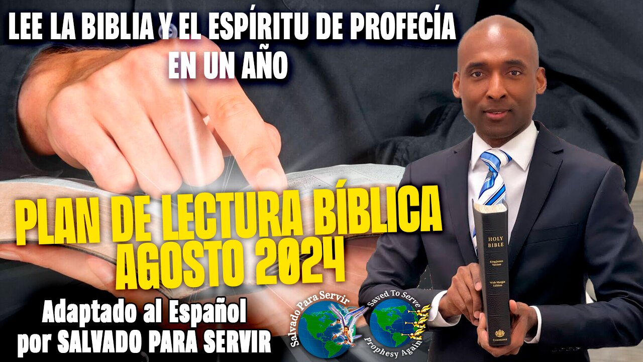 STS-SPS_es | Plan de Lectura Bíblica | Agosto 2024 | Adaptado al Español por Salvado Para Servir