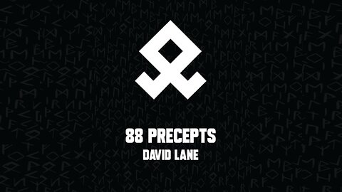 88 PRECEPTS by David Lane | AUDIOBOOK (read by Jordan Jereb) | [AUDIO FIXED]