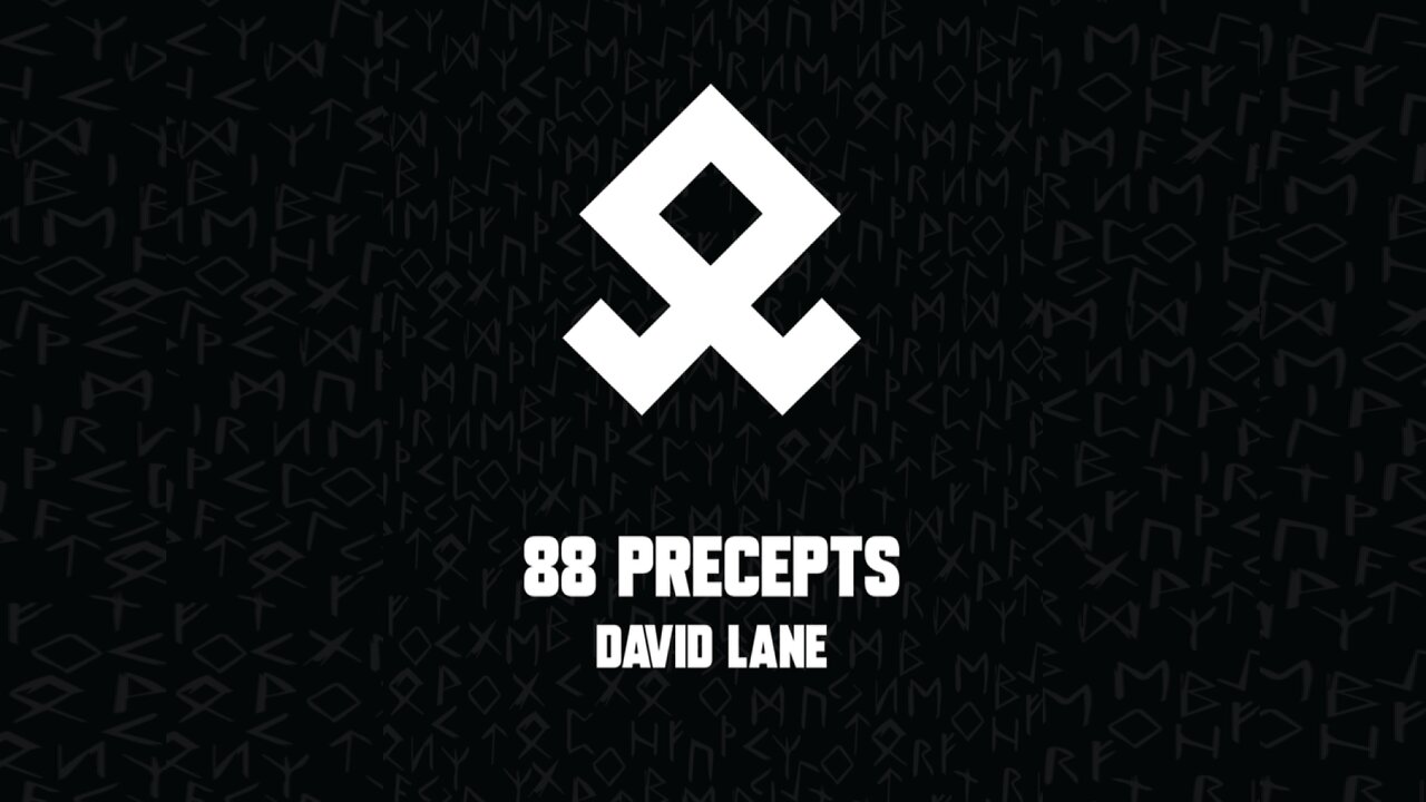 88 PRECEPTS by David Lane | AUDIOBOOK (read by Jordan Jereb) | [AUDIO FIXED]