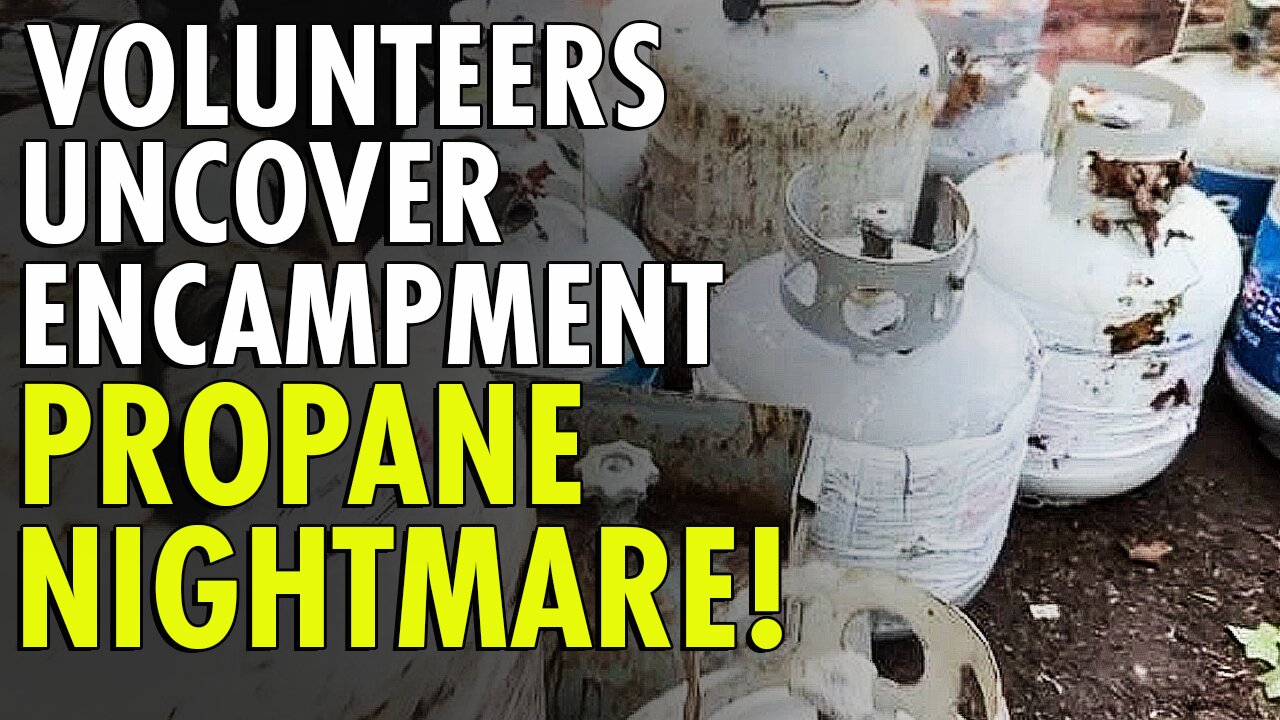 We Heart Seattle volunteers remove over 80 propane tanks from single Seattle homeless encampment