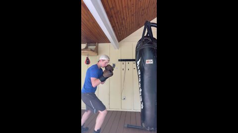 Boxing training for my fight￼