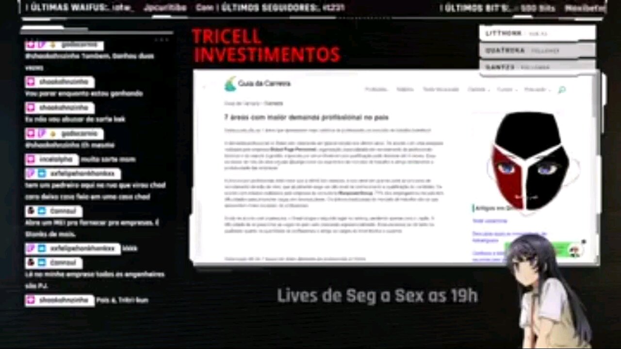 TRICELL INVESTIMENTOS - PARA DE ACHAR QUE SEU SUCESSO DEPENDE DE SORTE