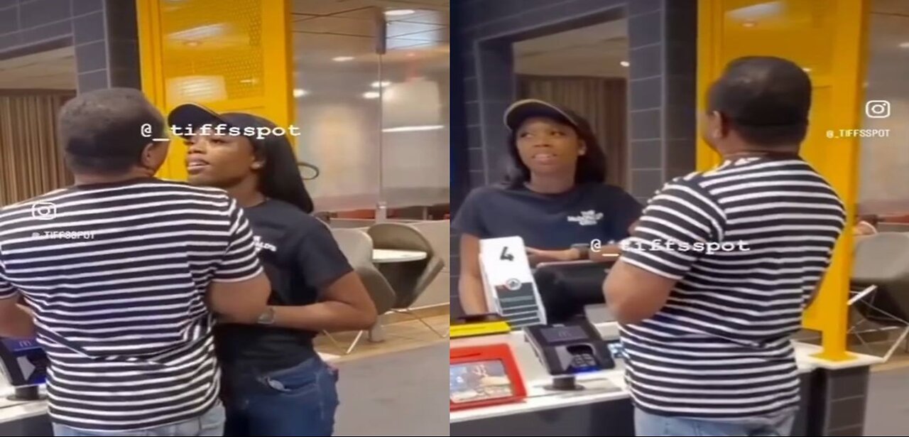 Black Female McDonalds Employee Tries To Fight Gay Customer While Using Homophobic Slurs!