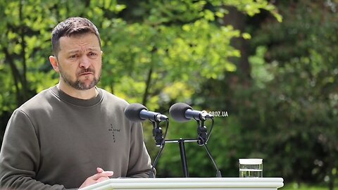 Zelenský s přešlým výrazem oznámil zahájení ruské ofenzívy ve směru na Charkov