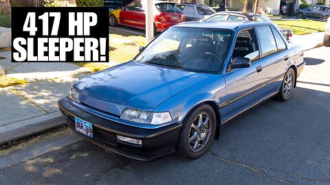 How @YoungStatic Build The Ultimate 1990 Honda Civic EF Sleeper!