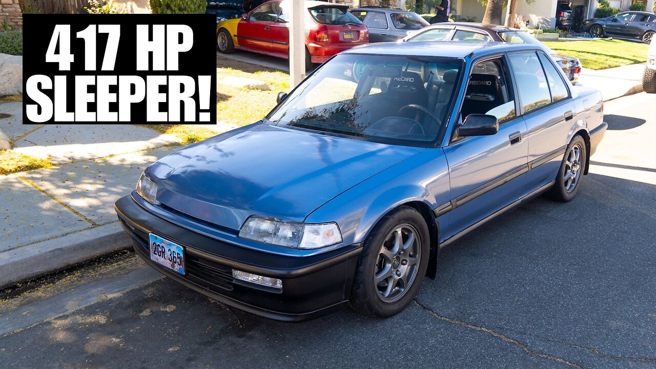 How @YoungStatic Build The Ultimate 1990 Honda Civic EF Sleeper!