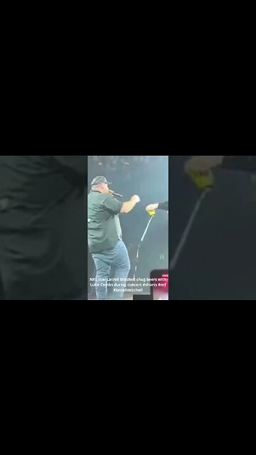 NRL star Latrell Mitchell chug beers with Luke Combs during concert #shorts #nrl