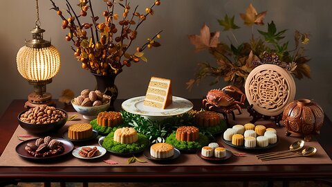 Mid-Autumn treats: nuts, osmanthus cake, hairy crabs, and assorted mooncakes!【滇西小哥】