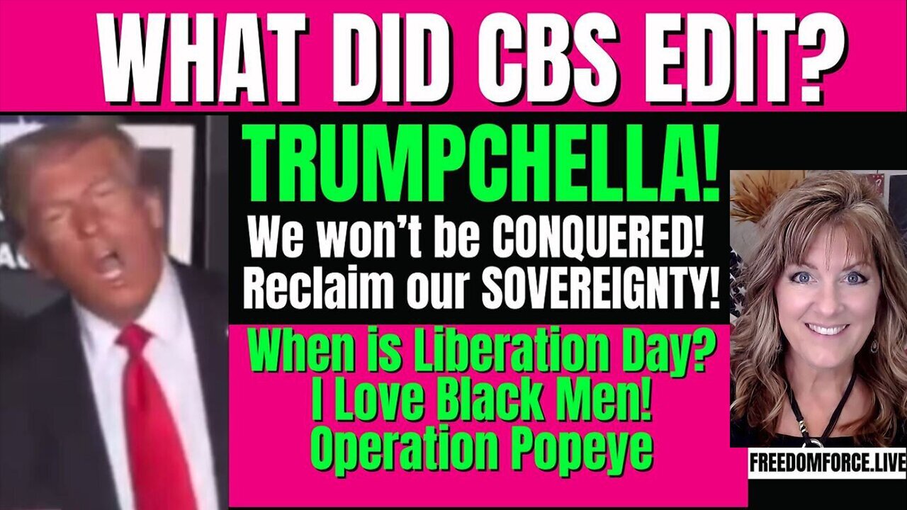 Melissa Redpill Situation Update Oct 14: "What did CBS Edit? Trumpchella! Trumpets"