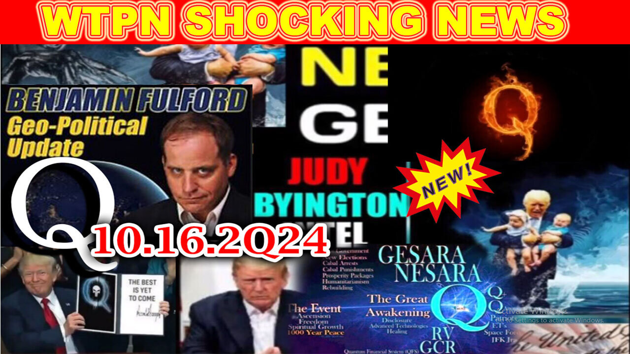 WTPN SHOCKING NEWS 🔴 10/16/24 “WW3, FEMA WARS, JUAN O SAVIN, EBS, ELECTION THEFT, NANOBOTS”