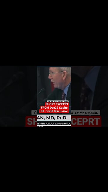 #Short Excerpt from Dec/22 Capitol Hill #covid19 Discussion