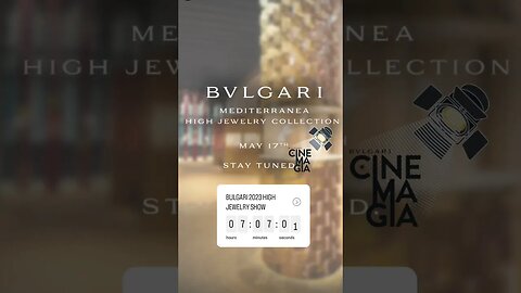MAY 17 BVLGARI MEDITERRANEAN HIGH JEWELRY COLLECTION