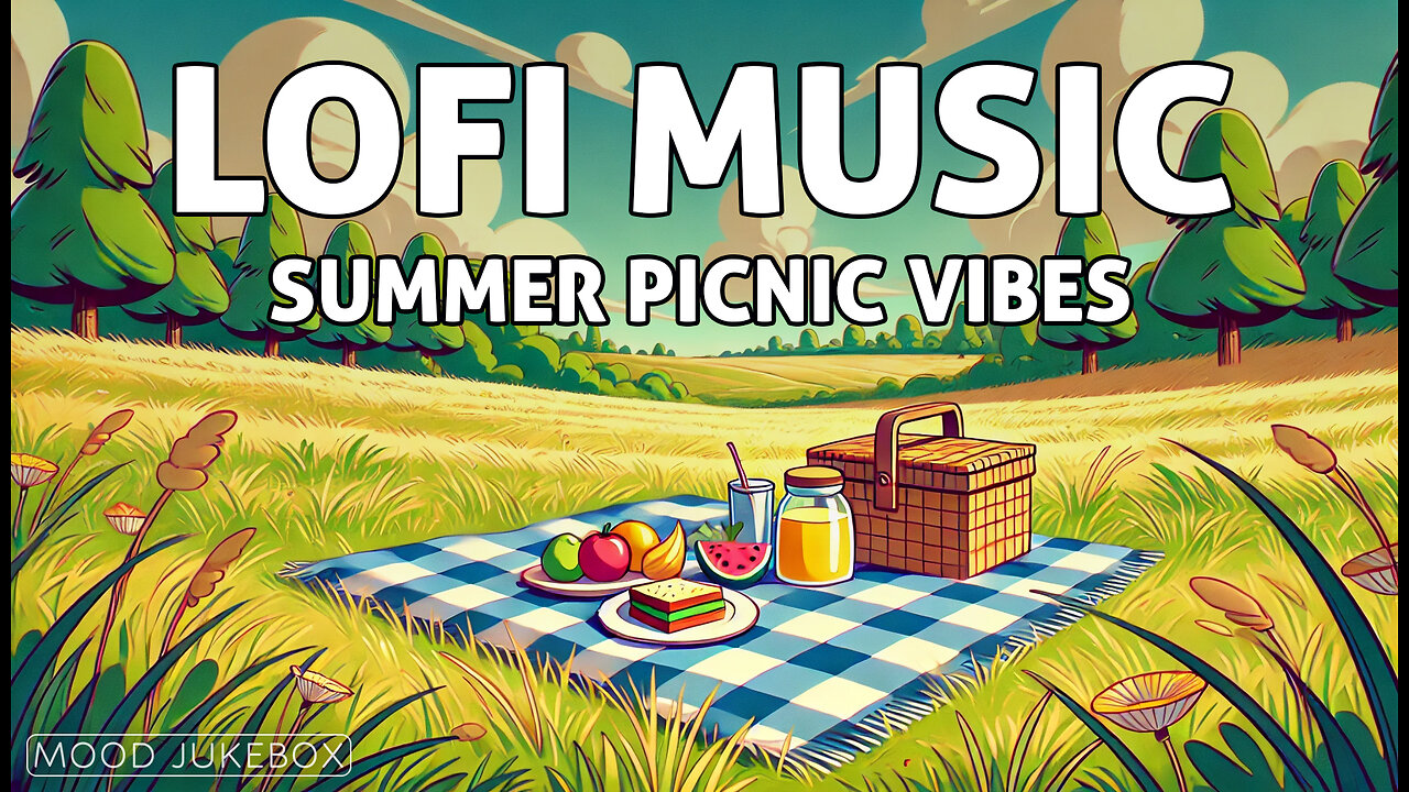 Lofi Music for Study, Read and Work & Summer Picnic Vibes ☀️