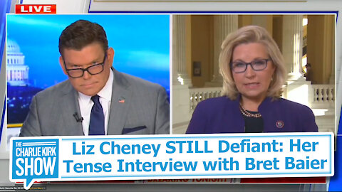 Liz Cheney STILL Defiant: Her Tense Interview with Bret Baier