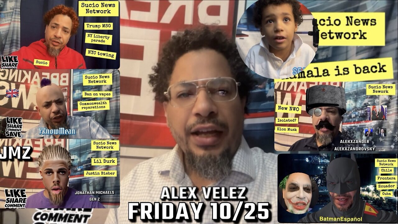 Today’s news with Alex VELEZ