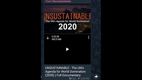 Documentary: Unsustainable UN Agenda