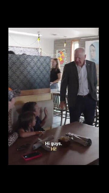 Tim Walz is creepy and I would not leave this man unsupervised with children.