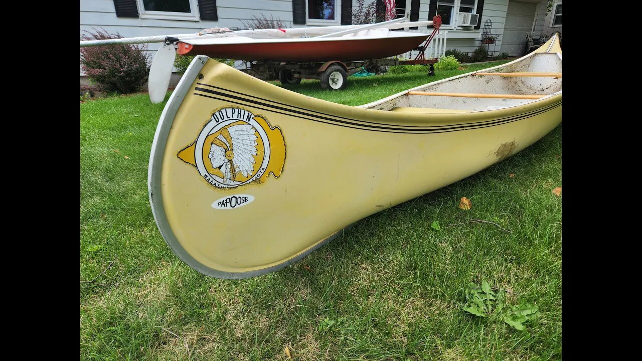 1970's Dolphin Papoose Canoe