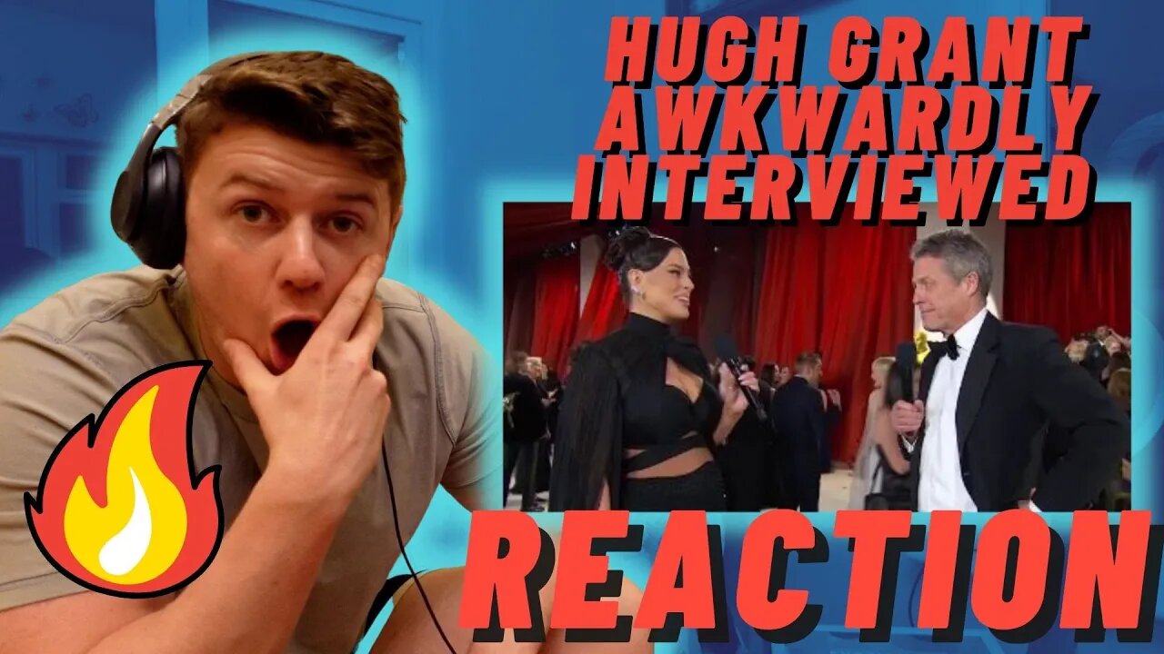 Hugh Grant Awkwardly Interviewed With Ashley Graham - A-HOLE - IRISH REACTION!!