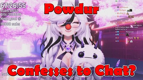 @Powdur Confesses To Chat? #vtuber #clips