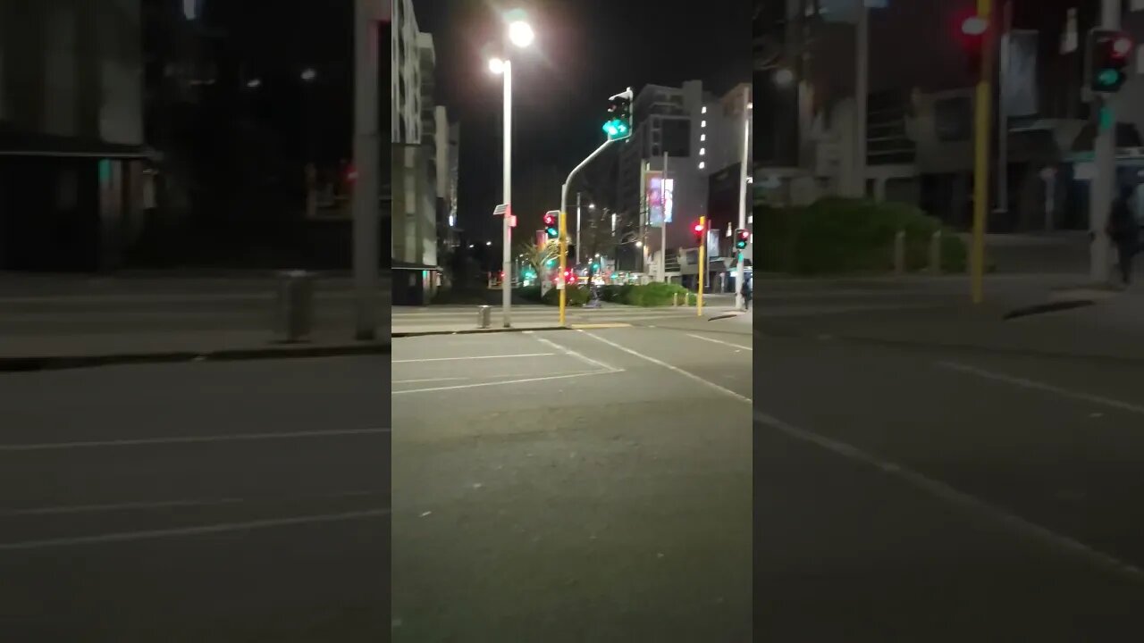 Auckland city in the morning