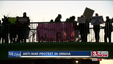 Anti-war rally held in Omaha as Iranian and U.S. tensions continue to rise