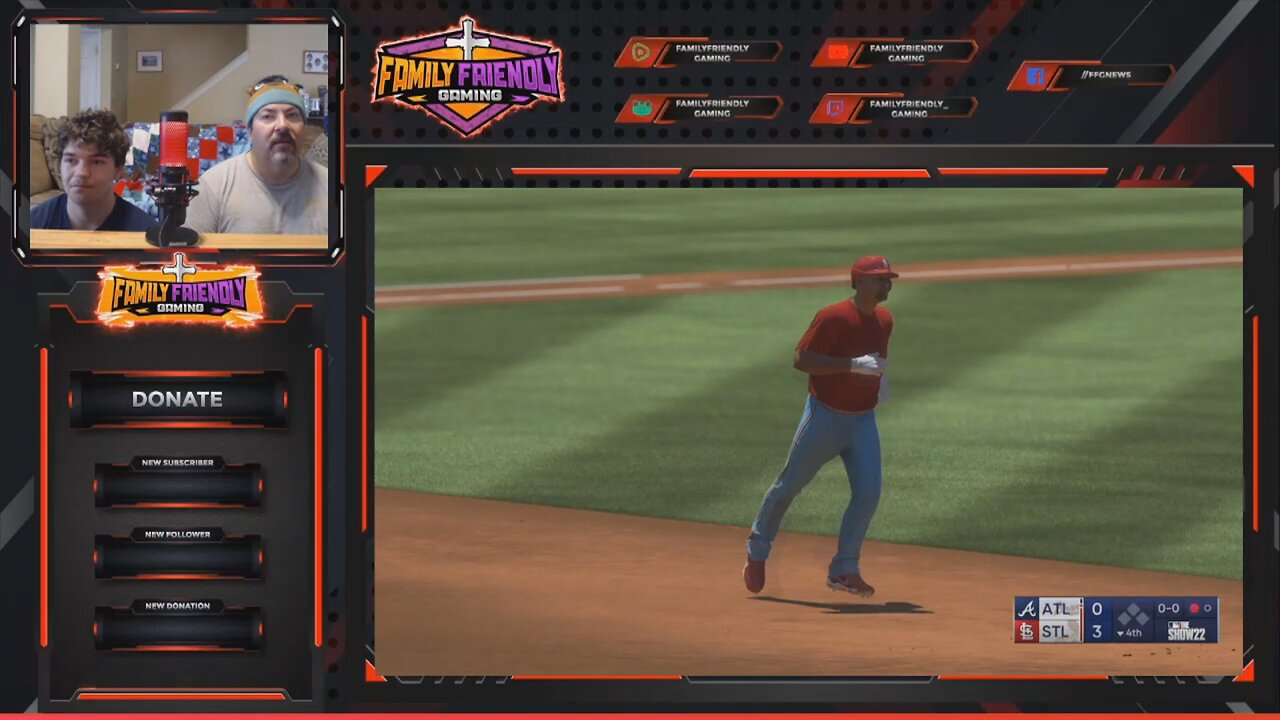 MLB The Show 22 Braves vs Cardinals