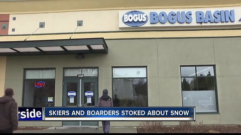 Bogus Basin gets influx of visitors amid snowy weather