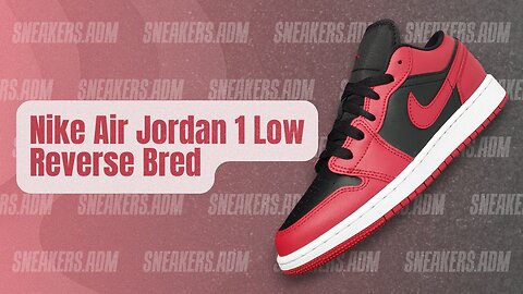 Nike Air Jordan 1 Low Reverse Bred (GS) - 553560-606 - @SneakersADM