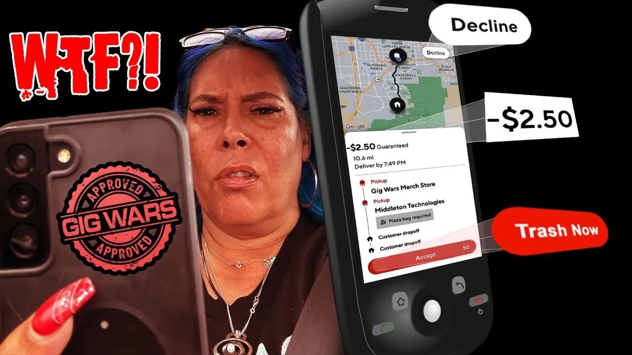 Declining All Doordash Trash Orders "WTF Doordash Why The Trash Orders" | Gig Driver Hangout