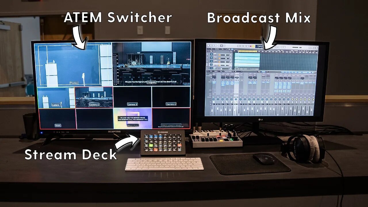 Simple Church Video Switching Setup | Worship Tech Booth Makeover