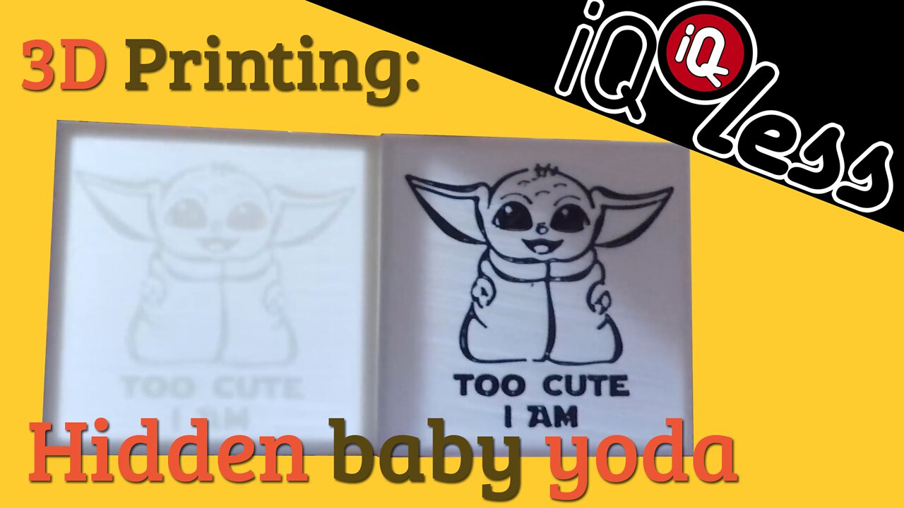 3D Printing: Hidden baby yoda