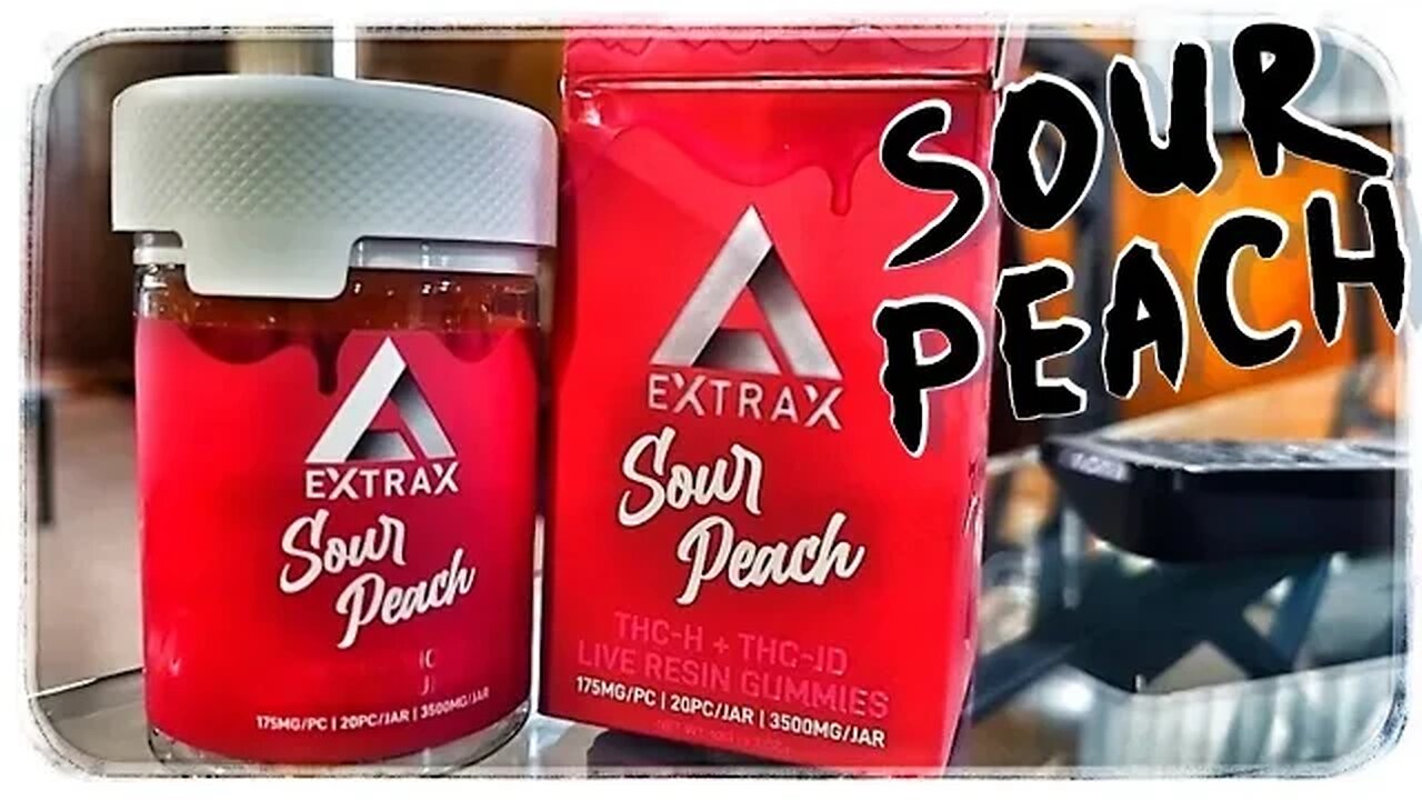 Sour Peach THCh THCjd Gummies 3500mg