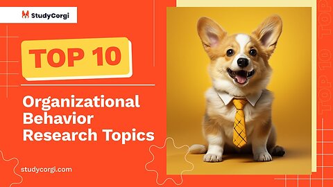 TOP-10 Organizational Behavior Research Topics