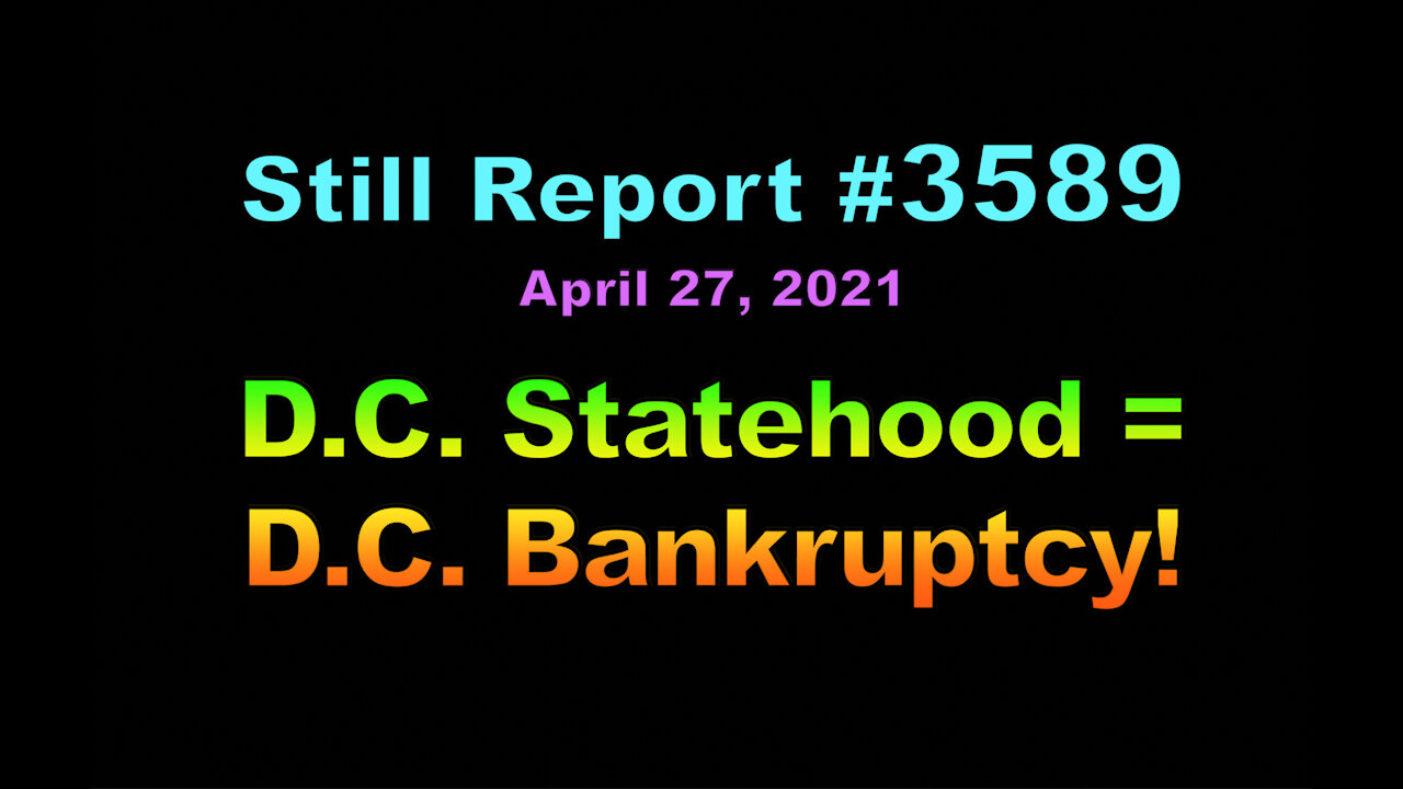 D.C. Statehood = D.C. Bankruptcy, 3589