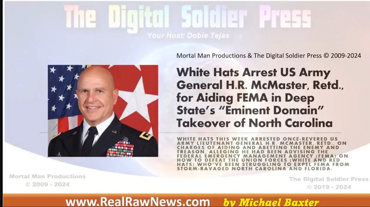 TRAITOR GENERAL MC MASTER ON HIS WAY TO GITMO