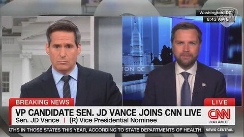 CNN's John Berman Tries Shaming JD Vance Over Kamala Harris Interview Meme, He's Having None Of It