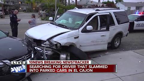 Multiple searches underway in El Cajon for hit-and-run drivers