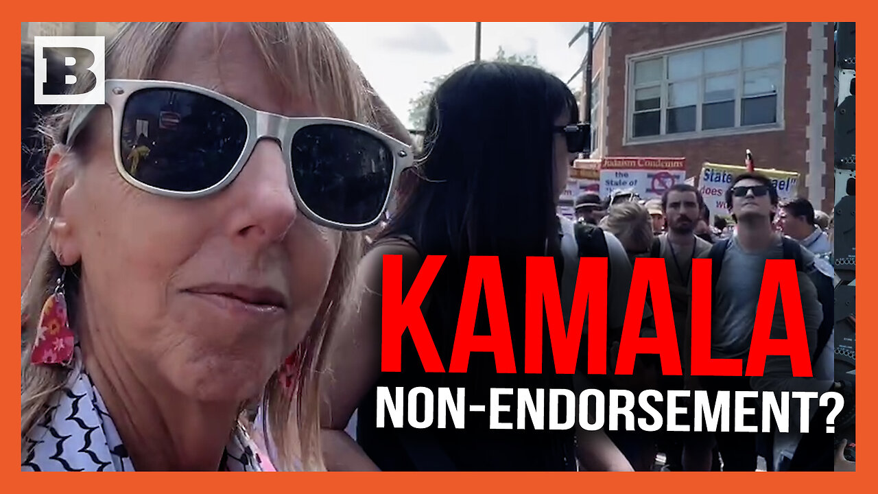 Medea Benjamin of Code Pink Won’t Say if People Should Vote for Kamala Harris Near Site of the DNC