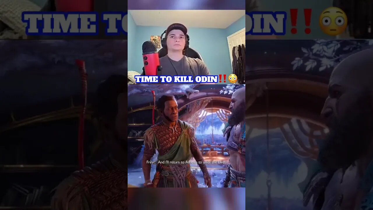 The Plan To Kill Odin‼️😳 | #shorts #godofwarragnarok #gaming #reaction