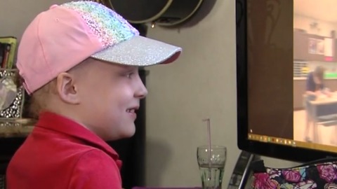 Technology helping a little girl battling cancer