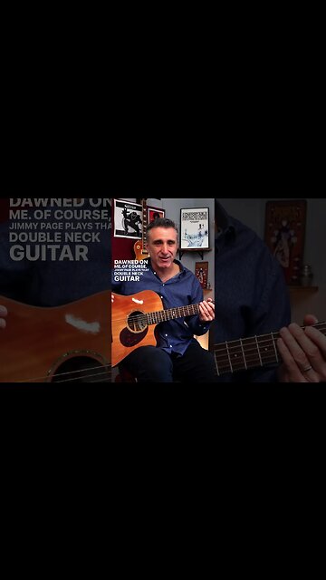 Stairway to heaven played on a 6 string vs a 12 string #shorts