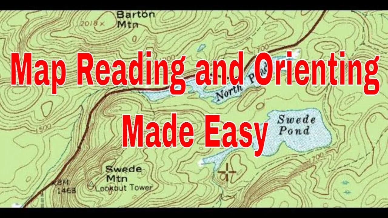 Map Reading and Map Orienting Made Easy
