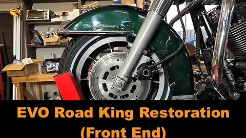 EVO Road King Front End Work