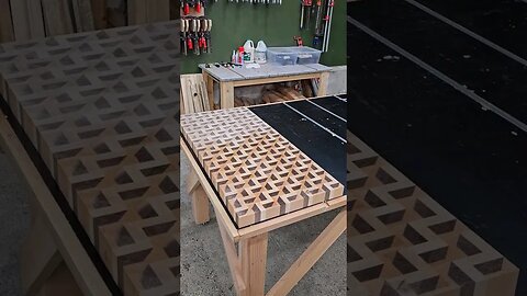 Final Flip & Grain Reveal on JUMBO sized cutting boards #shortsvideo #shortvideo #shorts #short