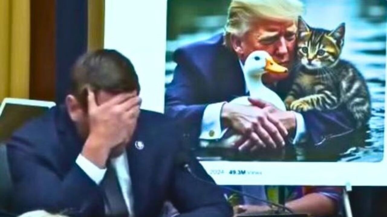 Eric Swalwell Has A Complete Meltdown Over Trump Cat Memes