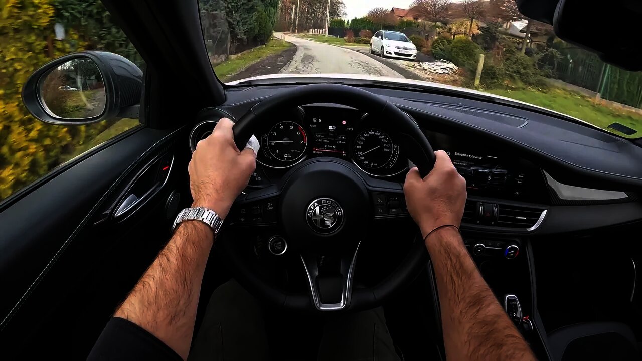 2022 Alfa Romeo Giulia Veloce 2.0 GME Turbo 280 Q4 |0-100| POV Test Drive