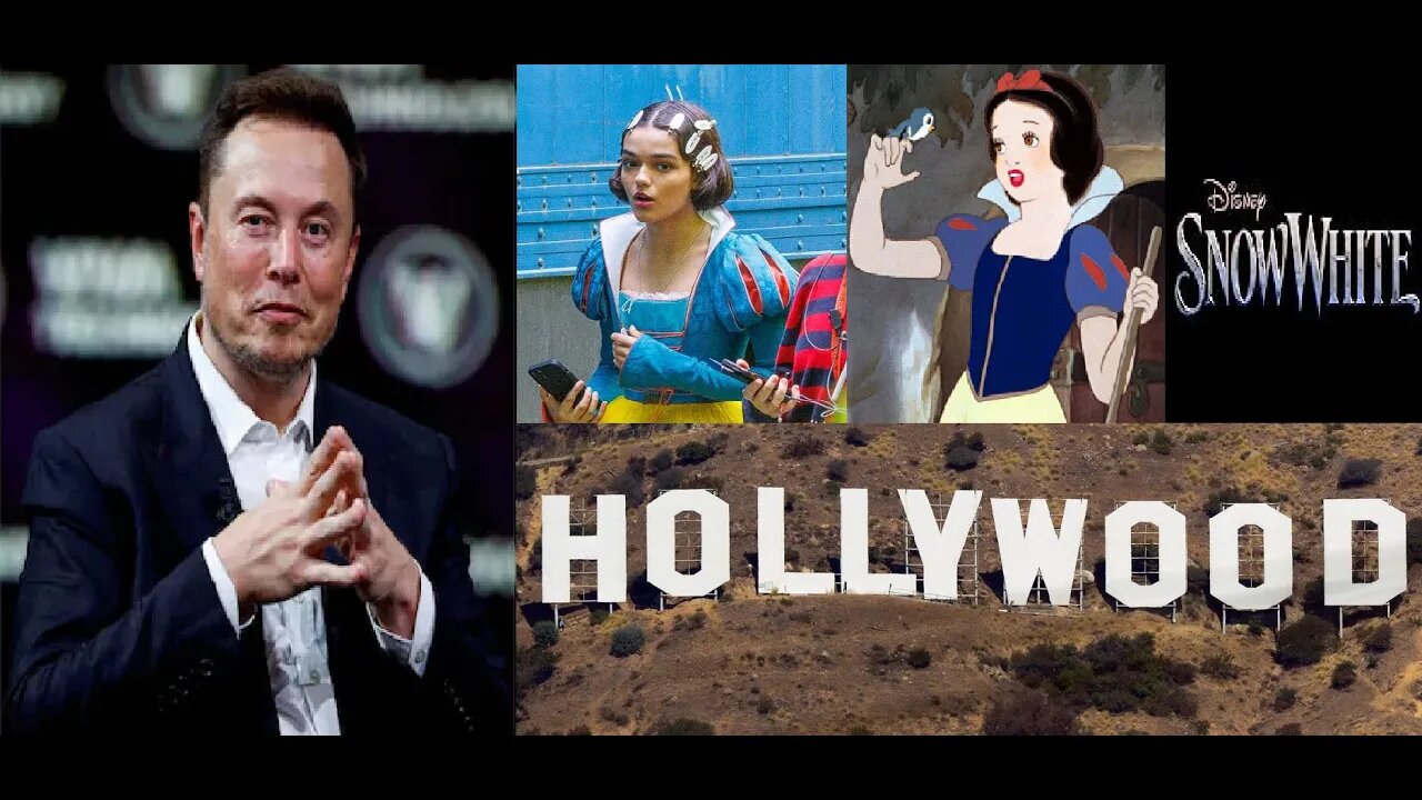 Elon Musk Agrees Hollywood RACE SWAPS like SNOW WHITE Is ANTI-WHITE RACISM aka WOKE