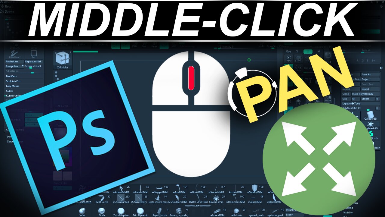 Photoshop: Middle-Click Pan (In 60 SECONDS!!)