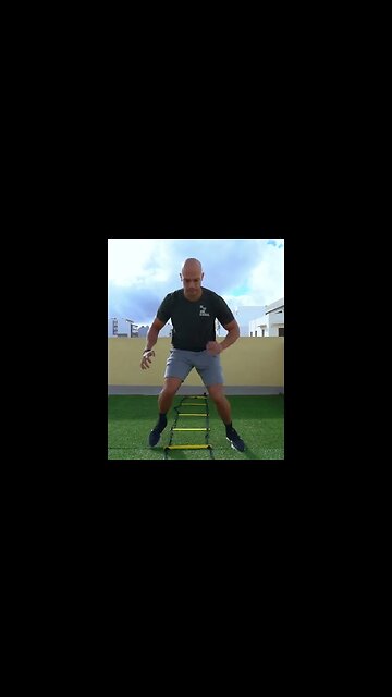 Footwork with ladder